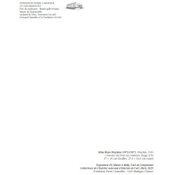 Kopie von Kopie von Kopie von Kopie von Kopie von Grande carte de voeux - Ellsworth Kelly, Rouge-orange sur noir